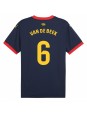 Girona Donny van de Beek #6 Replika Borta Kläder 2024-25 Kortärmad